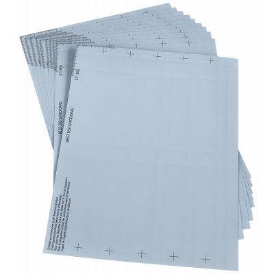 SIMATIC S7-1500 Labeling sheets Al gray For 35 mm modules PU 10. 6ES75922AX000AA0