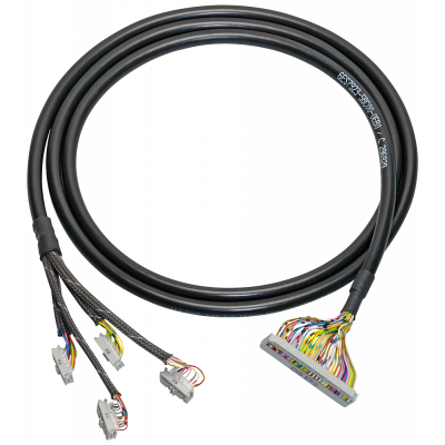 Round cable 50-pin, 4 x 16 pole and 1 x 50 pole with IDC connector, L= 2m. 6ES79235BC000EB0