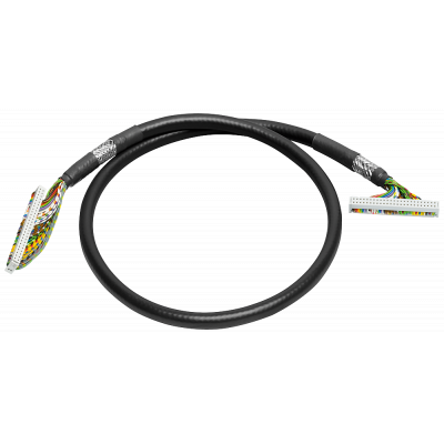 Round cable 50-pin assembled, shielded 50-pin, 4 m. 6ES79235BE000DB0