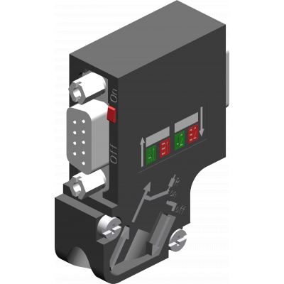 SIMATIC DP RS 485, Fast Connect, with PG socket, 35°. 6ES79720BB610XA0