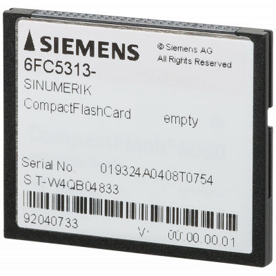 SINUMERIK КОМПАКТНАЯ ФЛЭШ-КАРТА 8GB ПУСТАЯ. 6FC53136AG000AA0