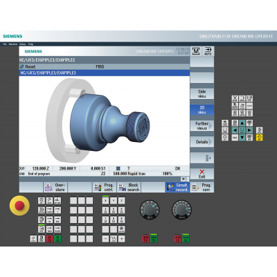 SinuTrain for SINUMERIK Operate Version 4.5 Ed.3 option: commissioning archive Requirement: installed and licensed SinuTrain for SINUMERIK Operate V4.. 6FC58700CC412YA0