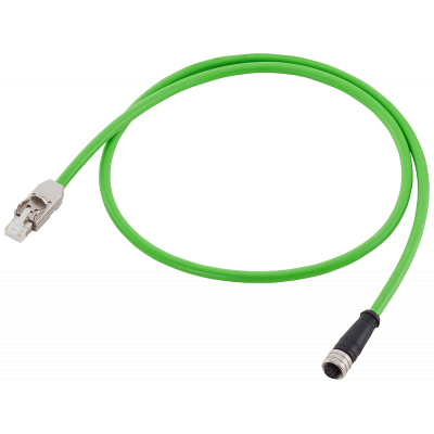 DRIVE-CLIQ CABLE ПОДГОТОВЛЕННЫЙ ДЛЯ ПРЯМЫХ СИСТЕМ ИЗМЕРЕНИЯ С 24В РАЗЪЕМ RJ45, IP20 И СОЕДИНИТЕЛЬНАЯ ВИЛКА M12, IP67 MOTION CONNECT 800PLUS ТИП ГИБКИЙ. 6FX80022DC301BA0