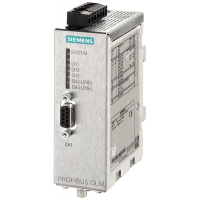 PROFIBUS OLM/G11 V4.0 Optical Link Module, 1x RS485, 1x BFOC (glass FOC). 6GK15032CB00