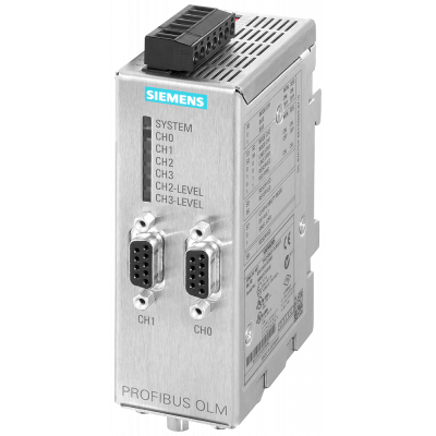 PROFIBUS OLM/P22 V4.1 Optical Link Module, 2x RS-485, 2x BFOC (plastic FOC). 6GK15034CA01