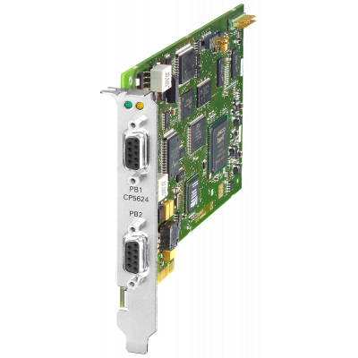 Communications processor CP 5624 PCIe X1, connection to PROFIBUS. 6GK15624AA00