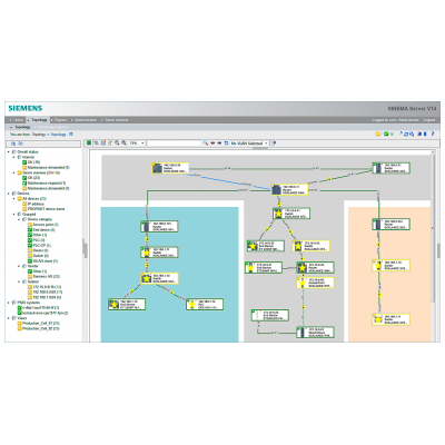 SINEMA Server 250 V14 Type of delivery DVD Monitoring for industrial networks incl. PROFINET automatic inventory, determination of topology, continuou. 6GK17811JA140AA0