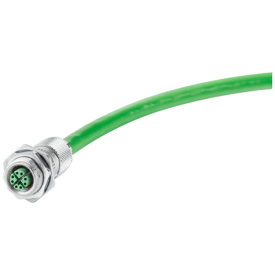 IE FC M12 Cable Connector PRO 4x 2, M12 plug-in connector, X-cod., 1 unit. 6GK19010DB406AA0