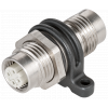 IE Panel Feedthrough PRO, cabinet feedthrough for coupling M12 plugs. 6GK19010DM302AA5