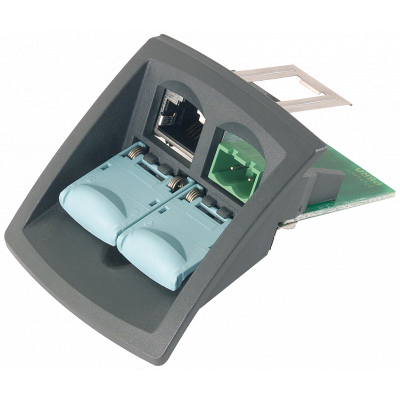 IE FC RJ45 modular outlet base module with power insert, replaceable insert 1x24 V DC. 6GK19011BE000AA3