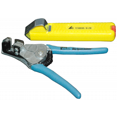 PB plastic FO stripping tool set, tool set 1x cable stripper + 1x round cut pliers. 6GK19056PA10