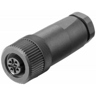 IE Power M12 Cable Connector PRO, connection socket for SCALANCE W-700. 6GK19070DC106AA3