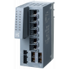 SCALANCE XC106-2, Unmanaged IE switch, 6x 10/100 Mbit/s RJ45 ports, 2x 100 Mbit/s Multimode SC, LED diagnostics, error-signaling contact with set butt. 6GK51062BD002AC2