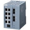 SCALANCE XB108-2 unmanaged switch, 8x 10/100 Mbit/s ports, 2x 100 Mbit/s MM SC. 6GK51082BD002AB2