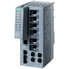 SCALANCE XC206-2 managed Layer 2 IE switch  IEC 62443-4-2 certified  6x 100 Mbps RJ45 ports  2x 100 Mbps ST/BFOC ports  1x console port  diagnostics L. 6GK52062BB002AC2