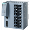 SCALANCE XC216 managed Layer 2 IE switch  IEC 62443-4-2 certified  16x 10/100 Mbps RJ45 ports  1x console port, diagnostics LED  redundant power suppl. 6GK52160BA002AC2