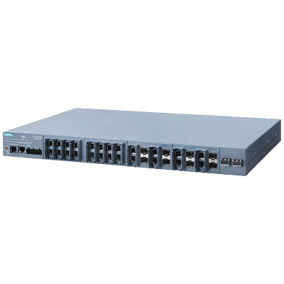 SCALANCE XR526-8C, MANAGED IE SWITCH, LAYER 3 INTEGRATED, POWER SUPPLY DC 24V, 24 X 10/100/1000 MBIT/S RJ45, 8 X 100/1000 MBIT/S SFP COMBO, 2 X 10 GBI. 6GK55268GR002AR2