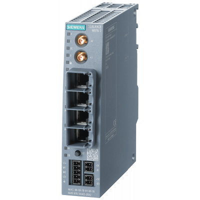 SCALANCE M876-3, 3G router (Ethernet<->3G), HSPA+/EV-DO, VPN, firewall, NAT. 6GK58763AA022BA2