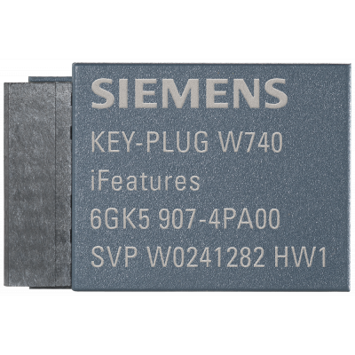 KEY-PLUG W740 iFeatures, for unlocking iFeatures of SCALANCE W in client mode. 6GK59074PA00