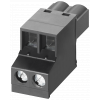 Screw-type terminal block for SCALANCE X/W/S/M, 2-pin for signaling contact, 24 V DC. 6GK59800BB000AA5