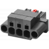 Screw-type terminal block for SCALANCE X/W/S/M, 3-pin for signaling contact, 230 V AC. 6GK59800CC000AA6