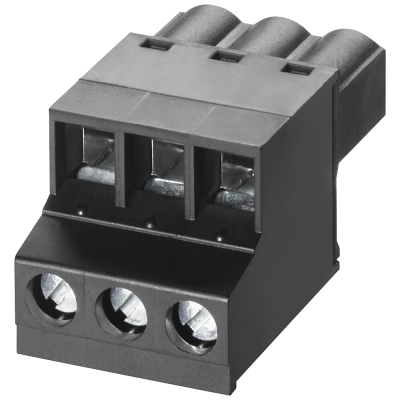 Screw-type terminal block for SCALANCE XB-000, 3-pin for power supply, 24 V AC/DC. 6GK59801CB000BA5