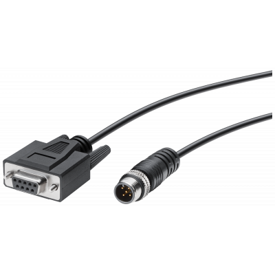 Serial Cable M12/RS232, serial cable pre-assembled with M12 and RS-232 plug, 3 m. 6GK59803BC000AA5