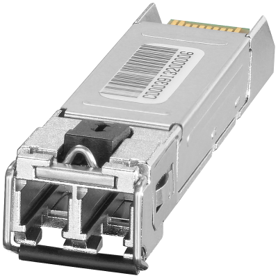 Plug-in transceiver SFP991-1, 1x 100 Mbps LC, MM glass, max. 5 km. 6GK59911AD008AA0