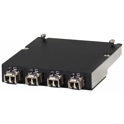 Media Module for RUGGEDCOM RSG2488, 4 x SFP-slot, Optical: Equipped with 4 x SFP1122-1SX, 1000Mbit/s, Multi Mode fiber optic up to 500 meter, 850nm. 6GK60008FG514EA0