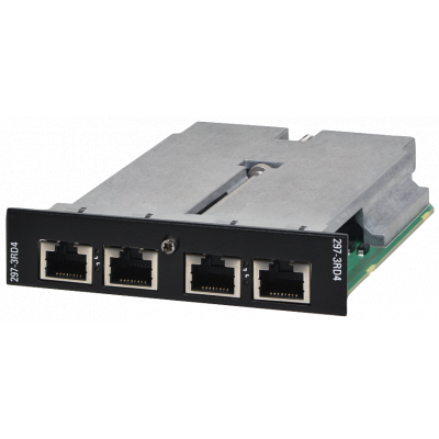 Media Module for RUGGEDCOM RST2228, 4 x RJ45, 10/100/1000 BASE-TX. 6GK62973RD004AB0