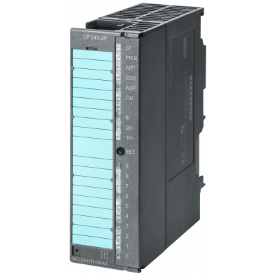 CP 343-2P communications processor for connection of S7-300 and ET 200M to AS-i. 6GK73432AH110XA0