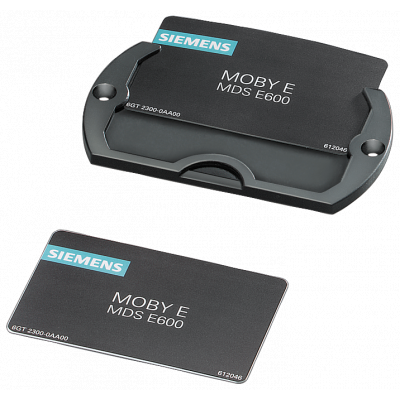 Transponder MDS E600 ISO card, MOBY E, 752 byte EEPROM, IP68. 6GT23000AA00