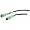 MOBY connecting cable for wide range power supplies, PUR, 2xM12, 24 V DC, 5 m. 6GT24911HH50