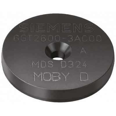 Transponder MDS D324 button, RF200/RF300 ISO/MOBY D, ISO 15693, 992 byte. 6GT26003AC00