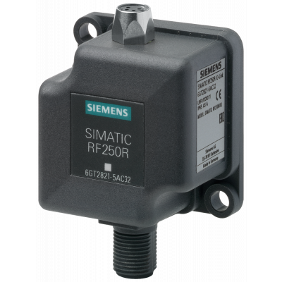 SIMATIC RF200 Reader RF250R IO-Link IO-Link interface without antenna IP65, -25 to +70 °C, 50x 50x 30 mm, can be operated with: ANT 1, 3, 3 NO, 8, 12,. 6GT28215AC32