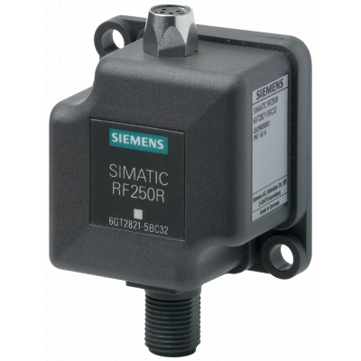 SIMATIC RF200 Reader RF250R IO-Link interface V1.1  IP65, -25 to +70 °C, 50x 50x 30 mm, without antenna can be operated with: ANT 1, 3, 3 NO, 8, 12, 1. 6GT28215BC32