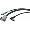 Plug-in cable, pre-assembled, M8 plug, RS232 between RF200/300 reader and PC, 5 m. 6GT28914KH500AX1