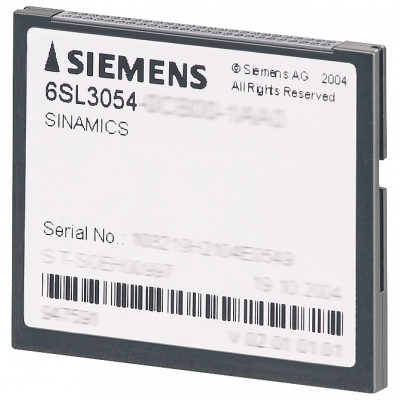 SINAMICS S120 карта CompactFlash Вт / О ВЫПОЛНЕНИИ РАСШИРЕНИЯ ВКЛЮЧАЯ СЕРТИФИКАТ ЛИЦЕНЗИОННОГО V4.8. 6SL30540EJ001BA0