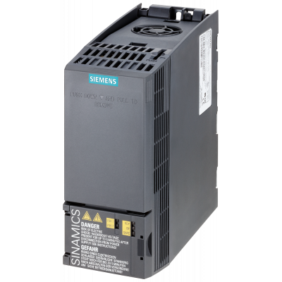 SINAMICS G120C, USS/MODBUS RTU, IP20 / UL open type, FSAA,A, 380-480 V, 3AC, 0,55 kW. 6SL32101KE118AB2