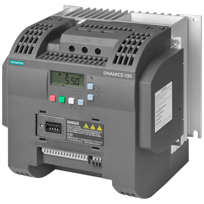 SINAMICS V20, IP20 / UL open type, FSC, A, 380-480 V 3 AC, 5,50 kW. 6SL32105BE255CV0