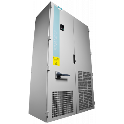 SINAMICS G120P Converter cabinet unit, AC/AC 380-480V 3AC, 50/60 Hz Rated power: 315kW 6-pulse supply without power recovery Cabinet version type A EM. 6SL37101PE358AA0