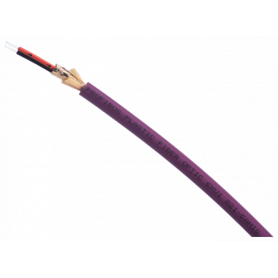 PB POF Standard Cable (980/1000), plastic, PVC outer sheath, 4x ST, 1 m. 6XV18210BH10