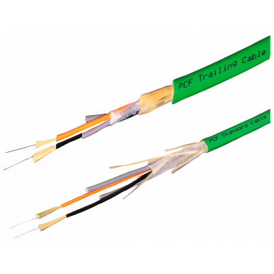 PB PCF Fiber Optic Duplex wire, poly-optic fiber, 50 m ring. 6XV18212AN50