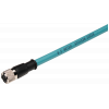 PROFIBUS M12 plug-in cable, (ET 200) pre-assembled PB FC trail. cable+2 M12 connector, 0.3 m. 6XV18303DE30