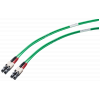 Fiber Optic Multimode Cord LC/LC, 50/125, 2 x 2 LC duplex plugs, 1 m. 6XV18435EH100AA0