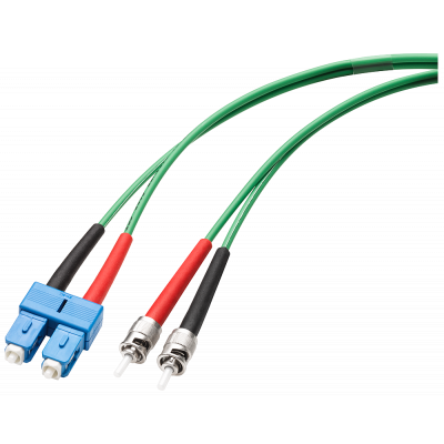 Fiber Optic Multimode Cord SC/ST, 50/125, 1x SC duplex & 1x ST plug, 1 m. 6XV18435EH100CB0