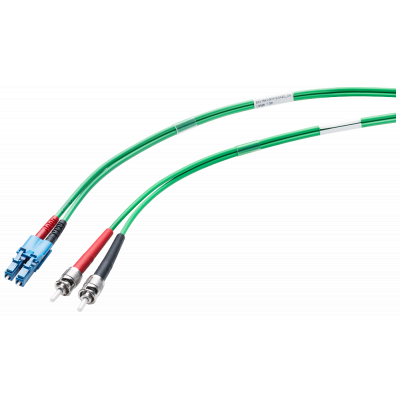 Fiber Optic Singlemode Cord ST/LC, 9/125, 1x LC duplex & 2x ST plug, 1 m. 6XV18435FH100AB0