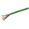 IE Hybrid Cable 2x2+4x0.34, 4xCu 0.75 mm + 4xCu 0.34 mm2, sold by the meter. 6XV18702J