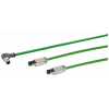 IE Cable 2 x 2, 2 x IE FC RJ45 connector 180 2x2, Cat 5e, IP20, 1 m. 6XV18715BH10