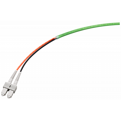 FO Trailing Cable GP 50/125, Multimode, 2 x 2 SC plugs, PVC, UL, 3 m. 6XV18736DH30